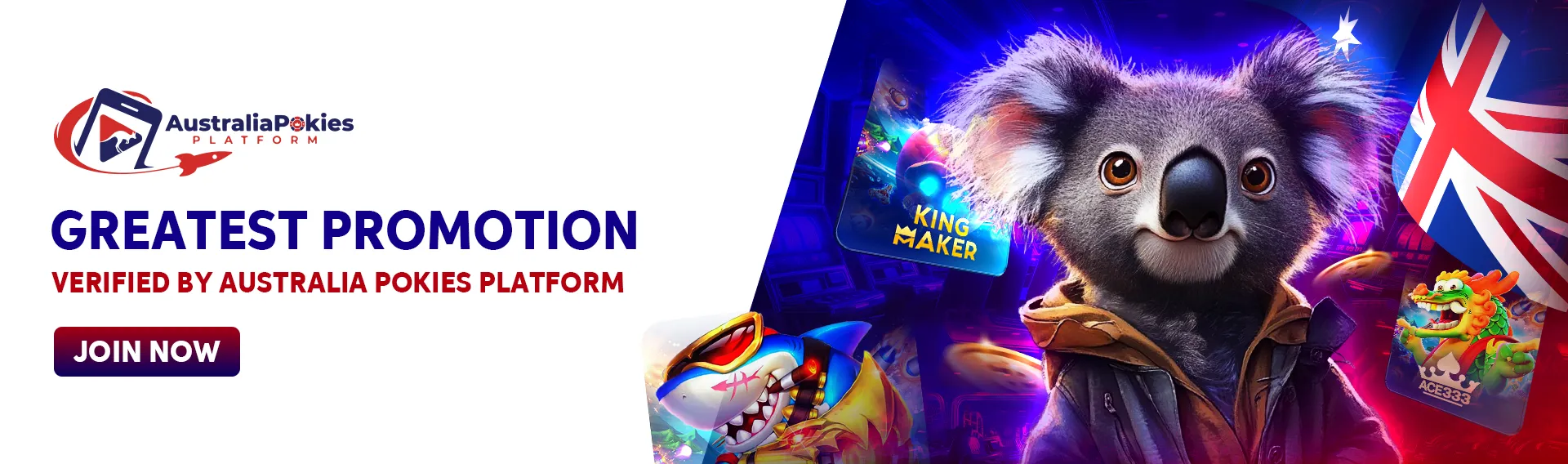 Australia Pokies Banner - Greatest Promotion