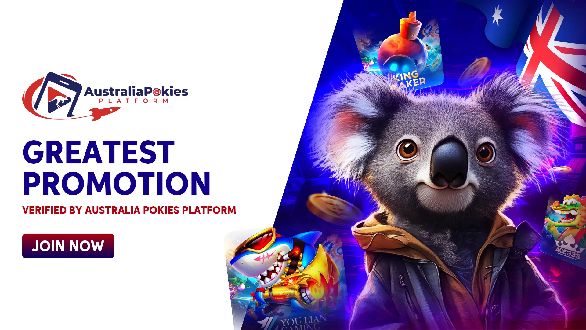 Australia Pokies Banner - Greatest Promotion
